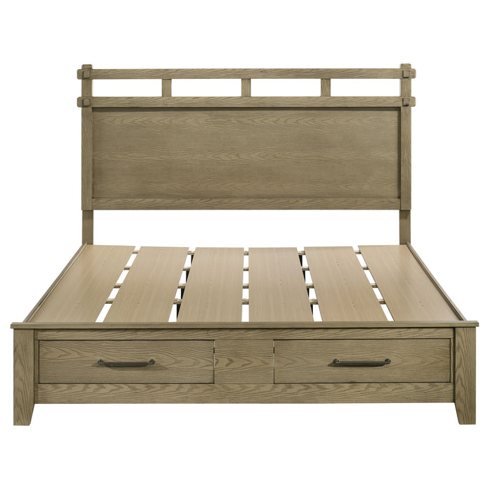 Hazlewood Panel Platform Storage Bed