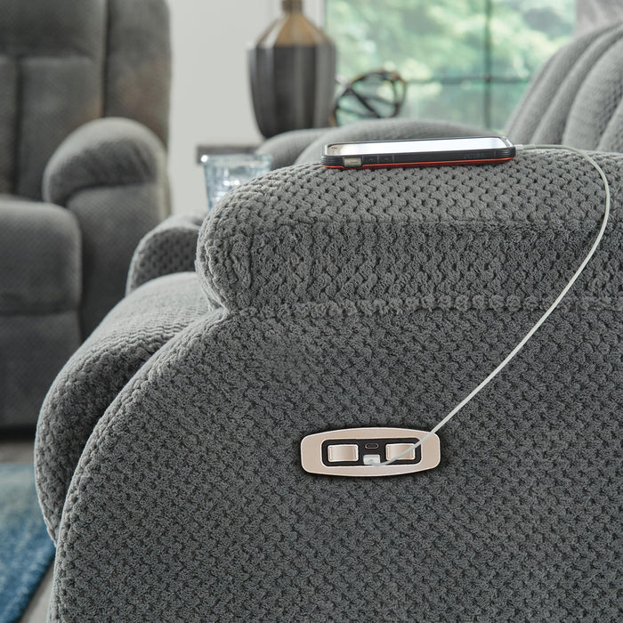 Observation Power Reclining Sofa with Drop Down Table