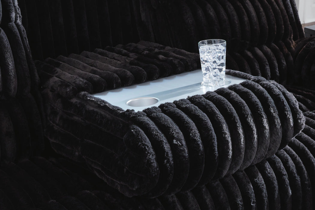 Rhine Falls Power Reclining Sofa with Drop Down Table