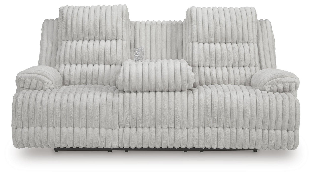 Rhines Falls Power Reclining Sofa with Drop Down Table