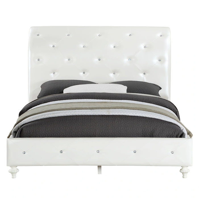 Twin Bed (Padded Sleigh)