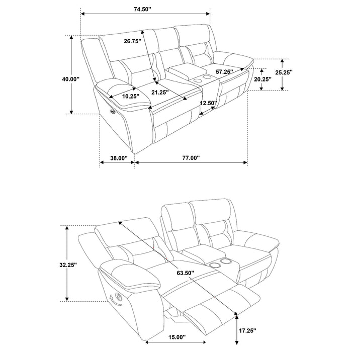 Greer Reclining 3 Pc Sets