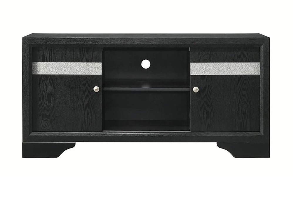 Crown Mark Furniture Regata TV Stand in Black image