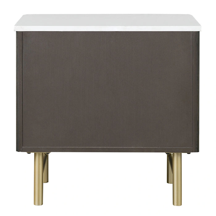 Nightstand w/Marble Top
