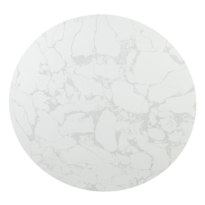 Round Dining Table w/Marble