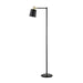 Rhapsody 1-light Floor Lamp with Horn Shade Black image