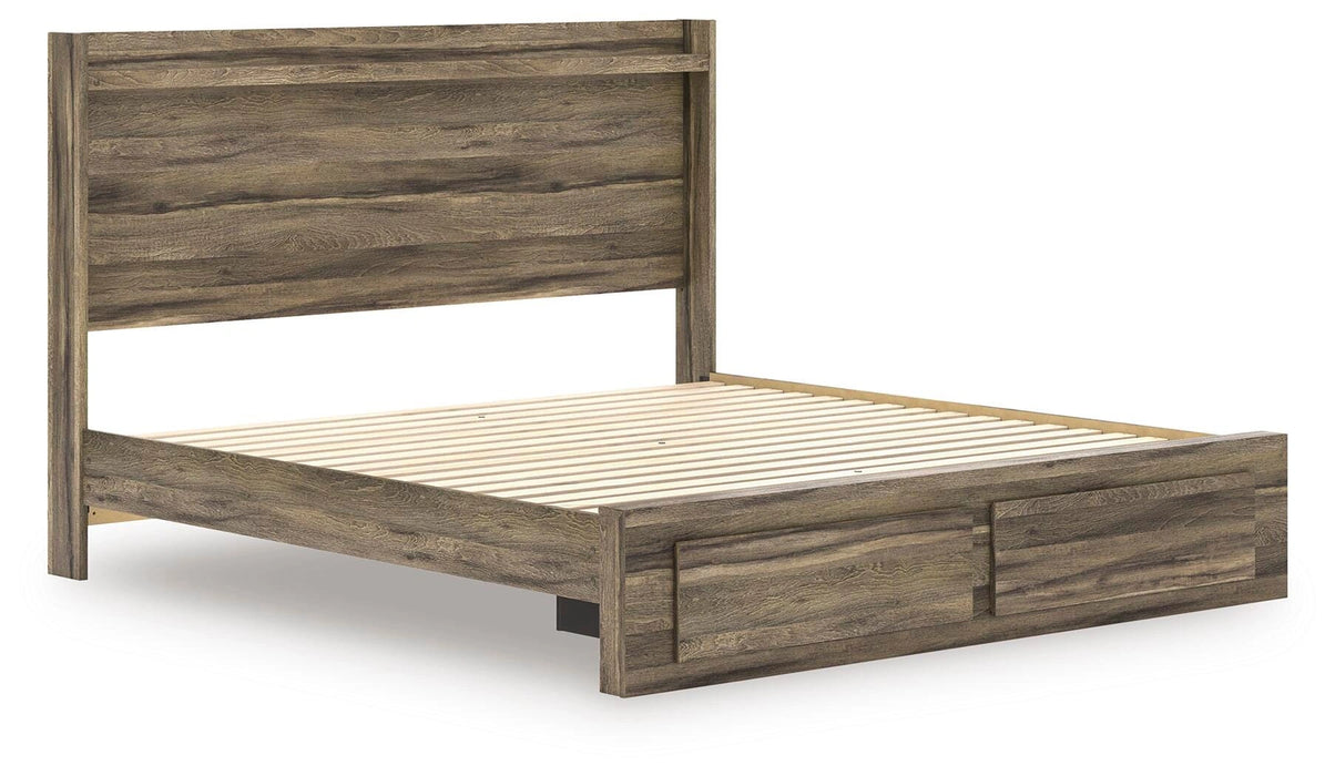 Elbrim Panel Storage Bed