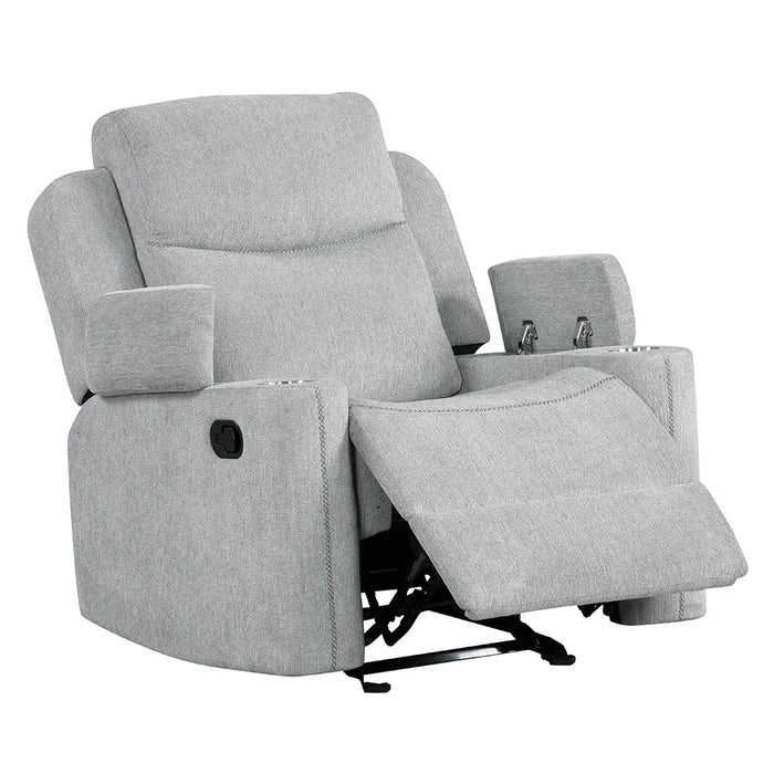 Motion Glider Recliner w/Storage Arm