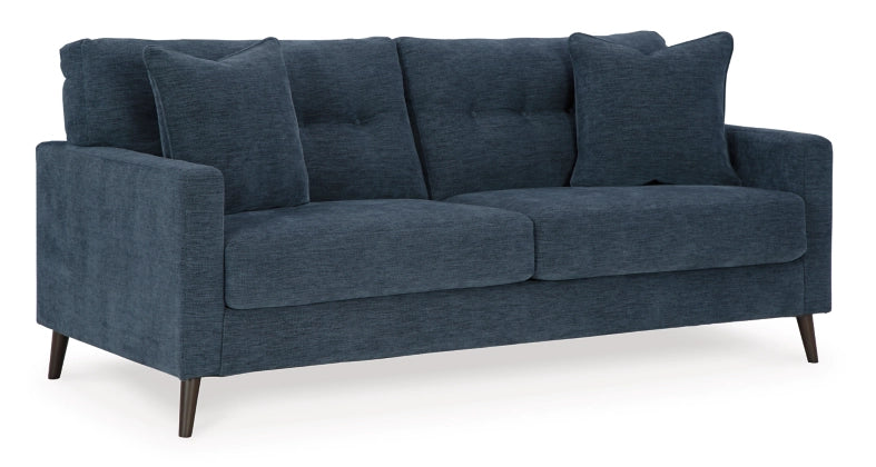 Biloxi 79" Blue Contemporary Sofa