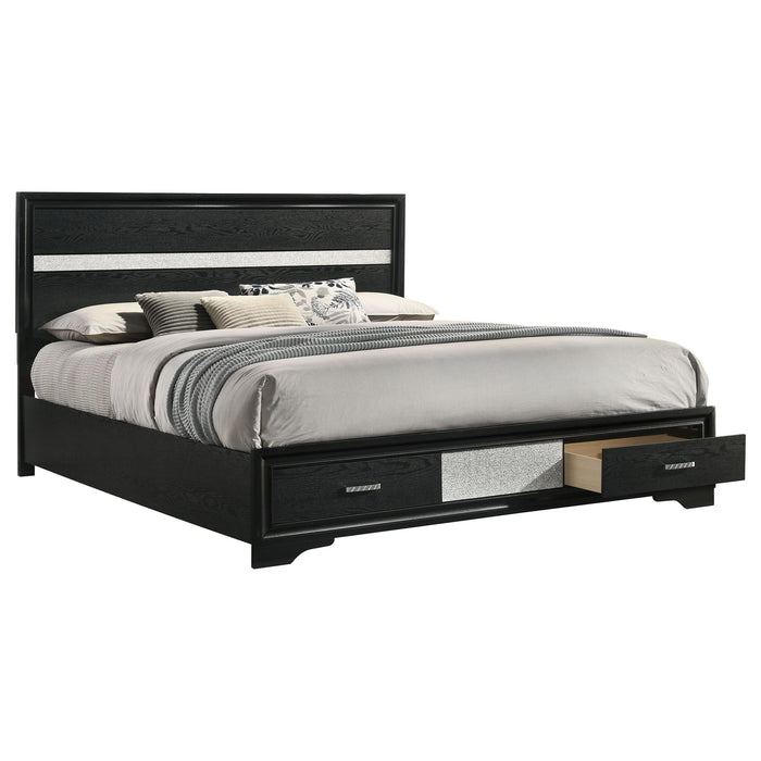 Miranda Panel Platform Storage Bed