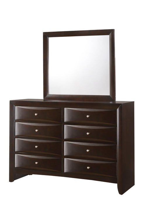 EMILY DRESSER 8 DRAWERS DARK CHERRY image