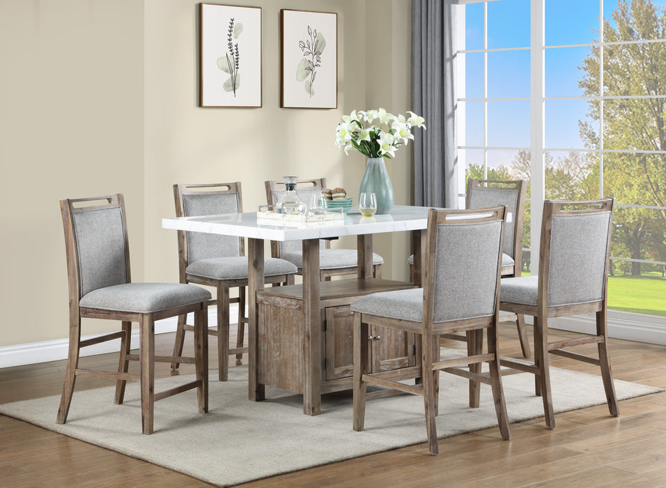 Vilo Home Dorset Hills 7pc Pub Dining Set