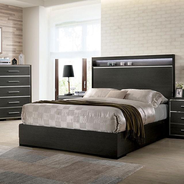 Camryn Warm Gray E.King & Queen Bed