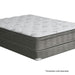 ALEKSA White, Gray 11" Euro Top Mattress, E.King image