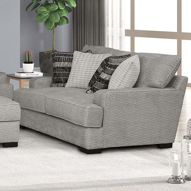 ARDENFOLD Loveseat, Beige & Gray