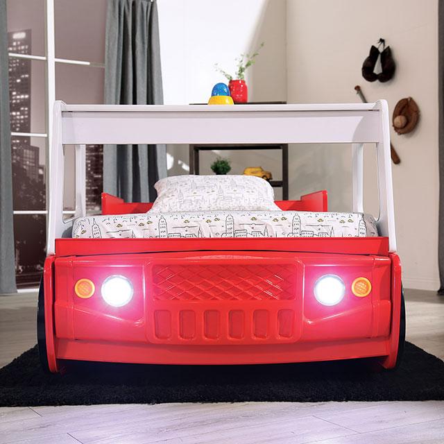 FIERSTALL Twin Bed, Red