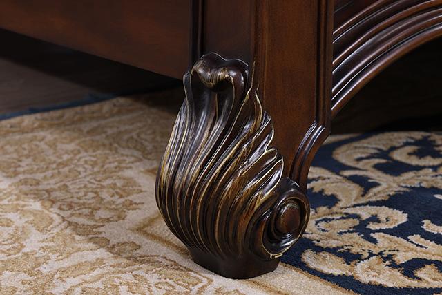 Francione Bed Chrome & Cherry