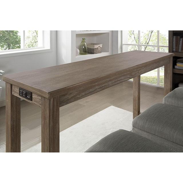 CAERLEON 4 Pc. Counter Ht. Table Set, Wire-brushed Gray