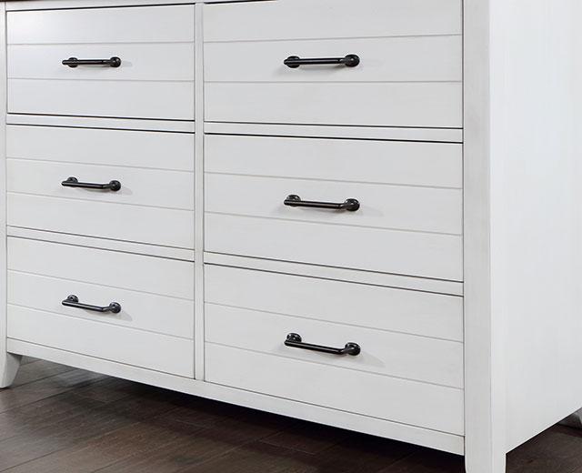 PRIAM Dresser, White/Gray
