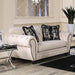 Gilda Beige/Black Love Seat image