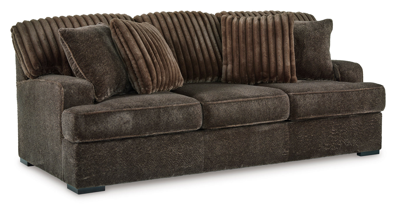 Gaucho 94" Sofa with Corduroy Design