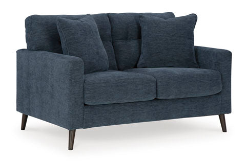 Biloxi 79" Blue Contemporary Sofa