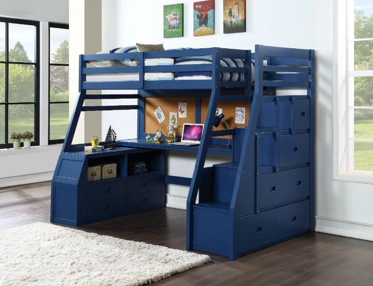 Twin Loft Bed w/Storage