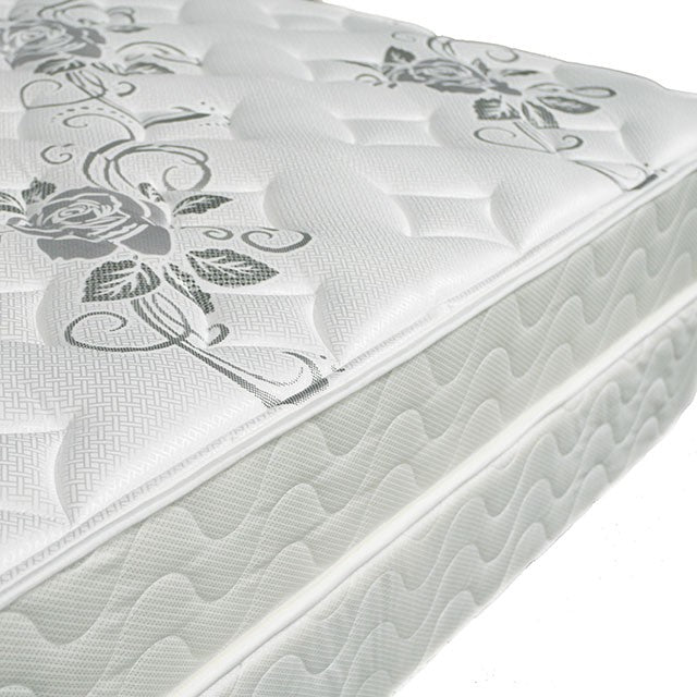 ELBERTYNA White 8" Tight Top Mattress, Queen