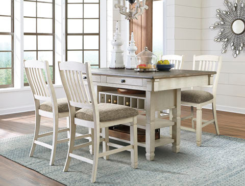 Galesburg Country 2 Tone7pc Pub Dining Set