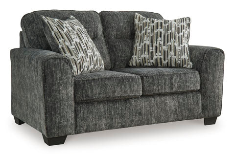 Akie Gunmetal 90" Contemporary Sofa