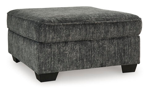 Akie Gunmetal 90" Contemporary Sofa