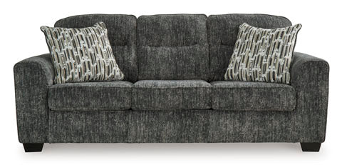 Akie Gunmetal 90" Contemporary Sofa